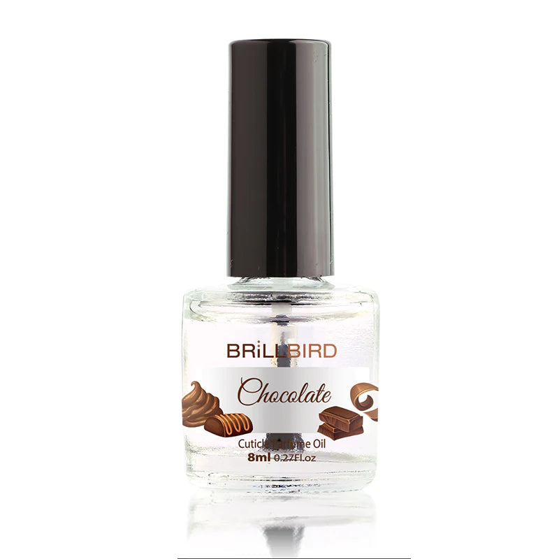 Radiant nail wraps for radiant beauty-Brillbird Cuticle Oil - Chocolate