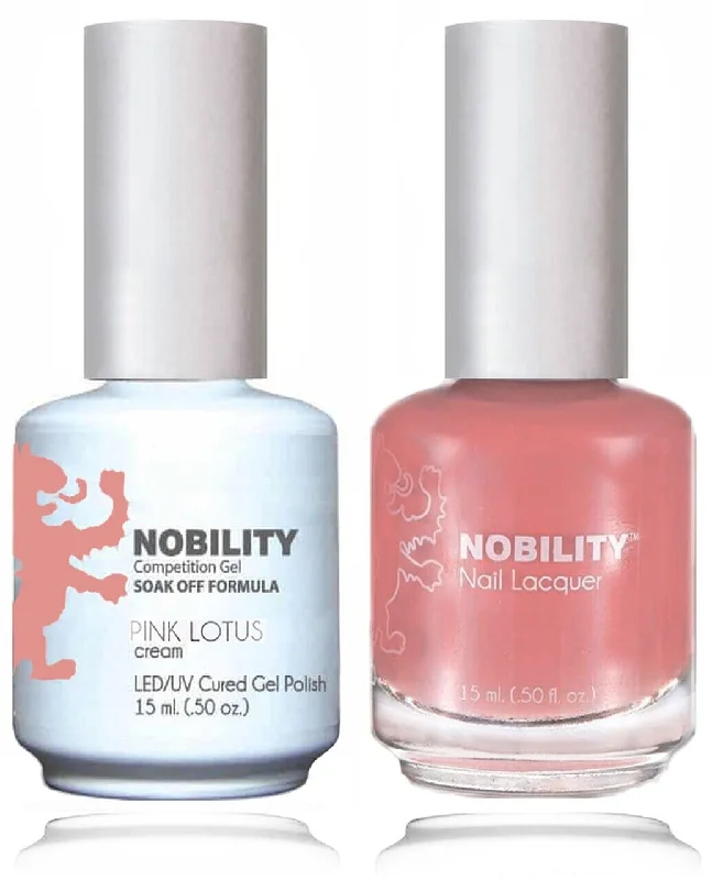 Copper nail gems for copper shine-NBCS148 - NOBILITY GEL POLISH & NAIL LACQUER - PINK LOTUS 0.5oz