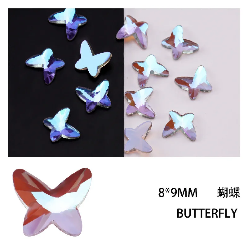 Charming purple 8 * 9 butterfly