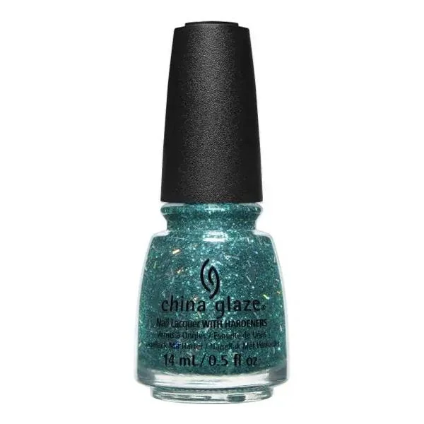 Emerald nail wraps for emerald shine-China Glaze - I Speak Glitter 0.5 oz - #58176