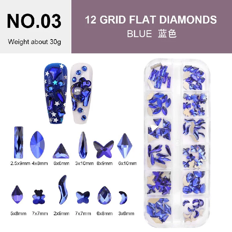 NO.03 blue 120 all-shaped