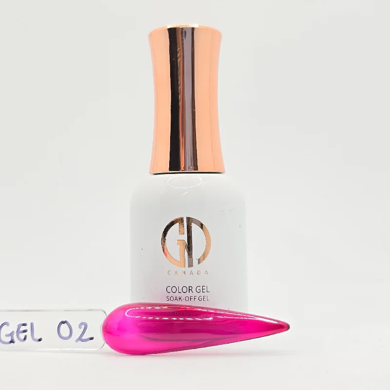 Platinum nail polish for luxe shine-GND JELLY GEL - 02