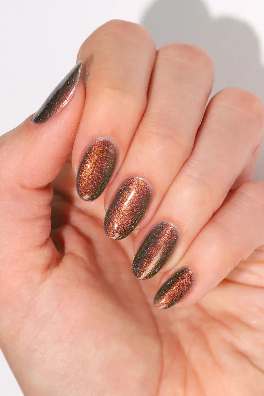 Topaz nail decals for topaz flair-Cirque Colors - Scorched Sorceress Nail Polish