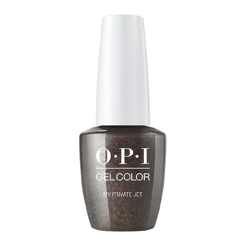 Mirror nail studs for mirror flair-OPI GelColor My Private Jet