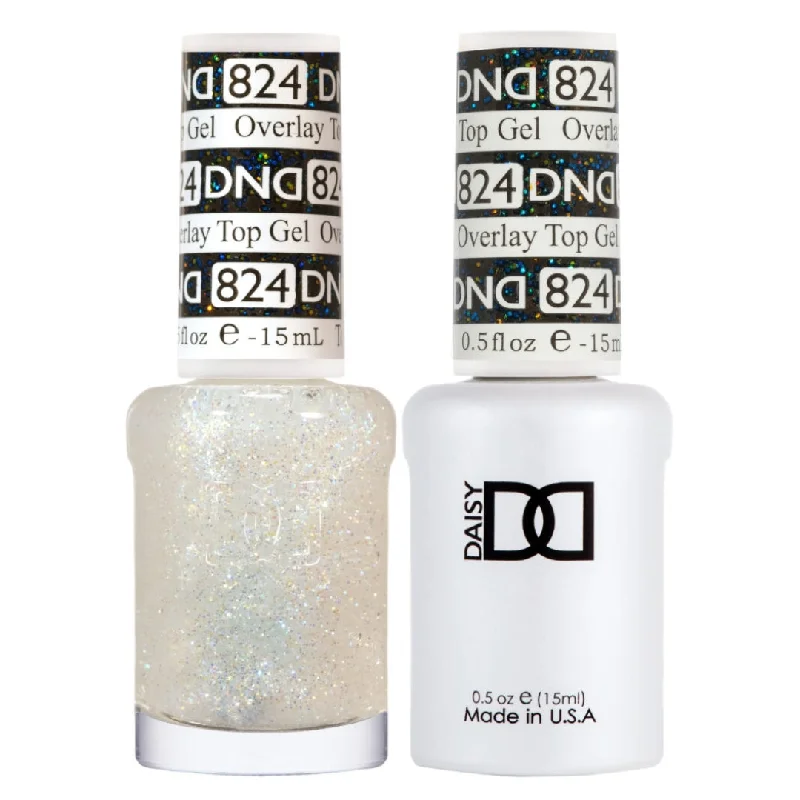 Elegant nail studs for elegant nails-DND Duo - Overlay Top Gel - 824