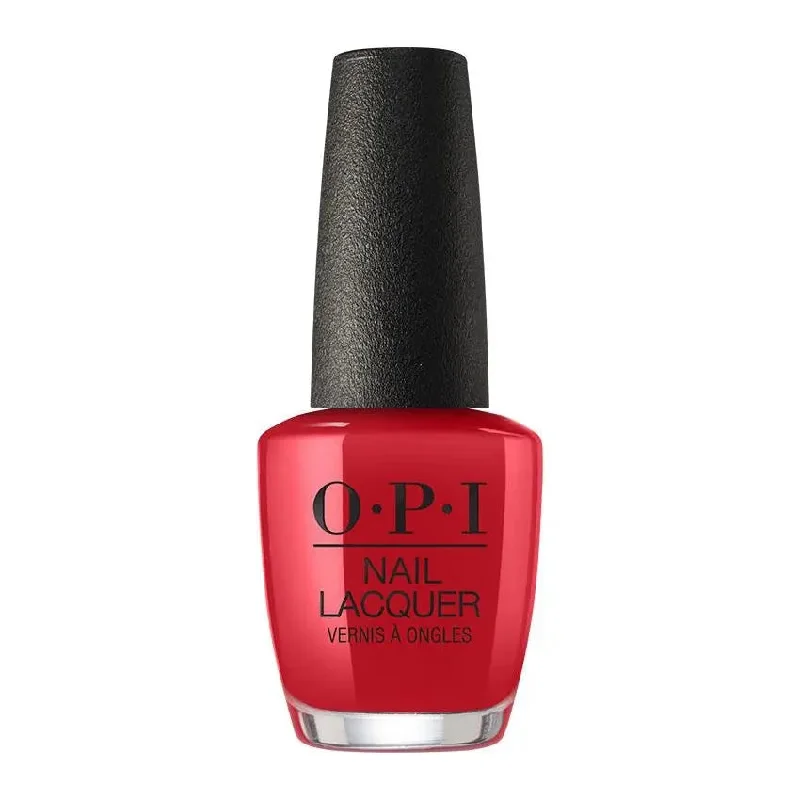 Moon nail studs for moon designs-OPI Nail Lacquer Big Apple Red