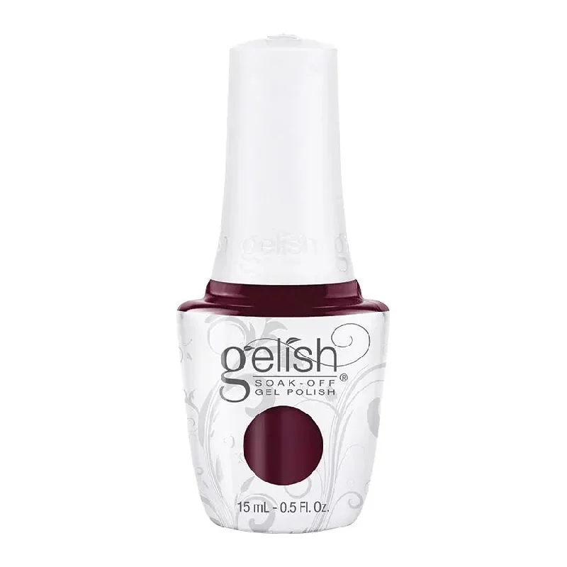 Opal nail decals for iridescent shine-Gelish Soak-Off Gel Polish Red Alert