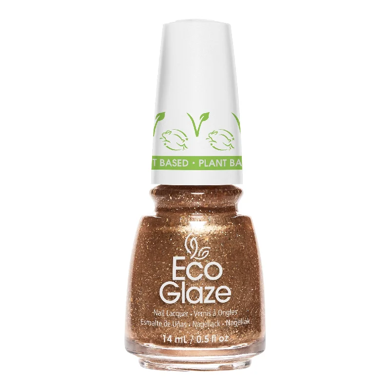 Diagonal nail polish for diagonal elegance-China Glaze - Eco Glaze, Pot of Marigold Nail Polish