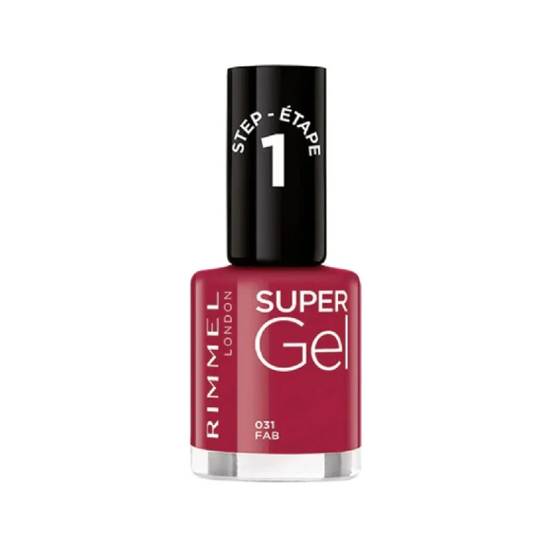 Classic nail stickers for timeless style-Rimmel Super Gel Nail Polish 031 Fab